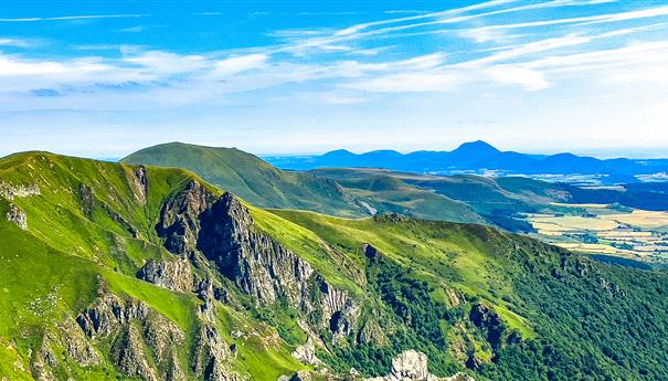 La Vallée de Chaudefour et une magnifique vue sur la Chaîne des Puys