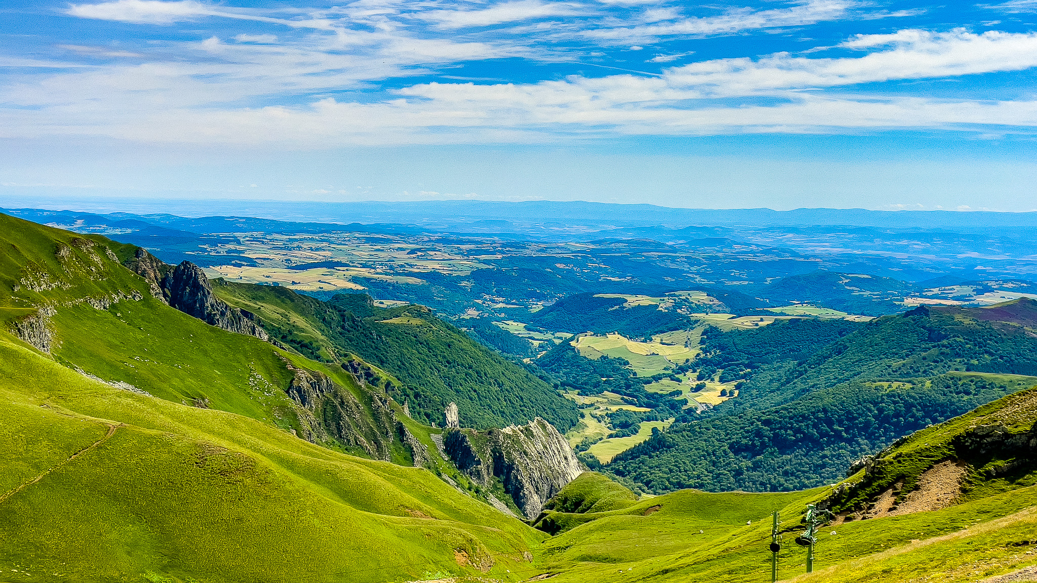 La Vallée de Chaudefour vue du Puy de Sancy