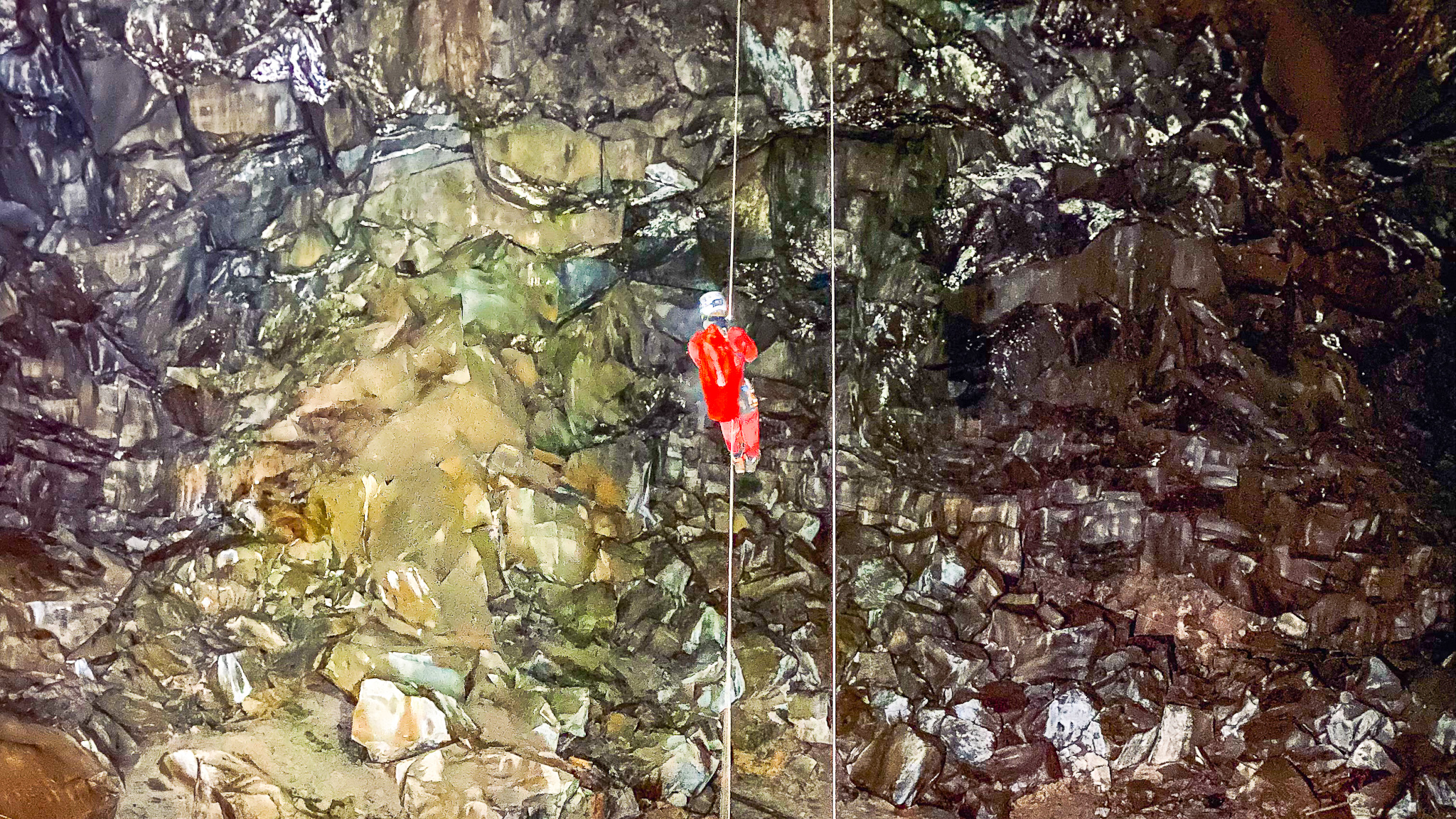 Le Creux de Soucy, descente au fond du Gouffre