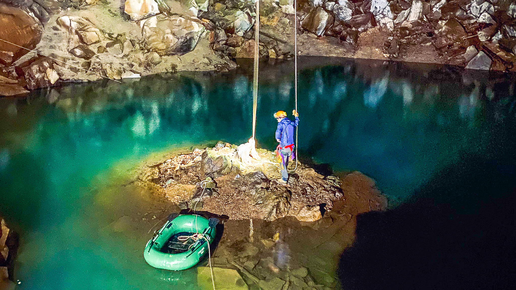 Le Creux de Soucy, l'îlot d'accueil au fond du Gouffre