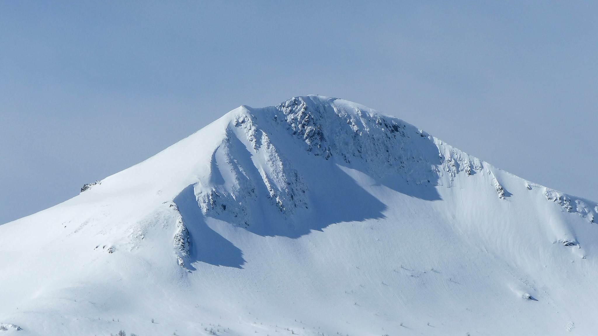 Le Puy Mary sous la neige