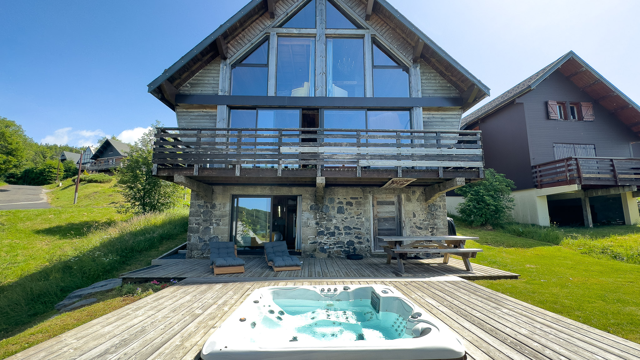 Chalet Cascade Super Besse, chalet Spa avec vue Super Besse