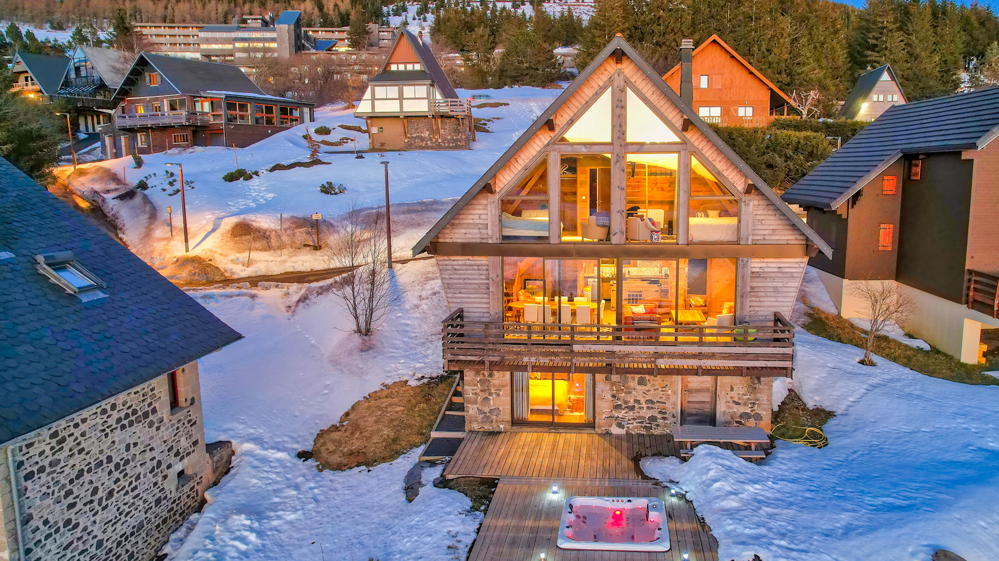 Location chalet Super Besse pied des pistes