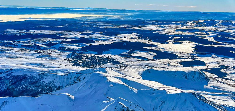 Le Massif du Sancy sous la neige