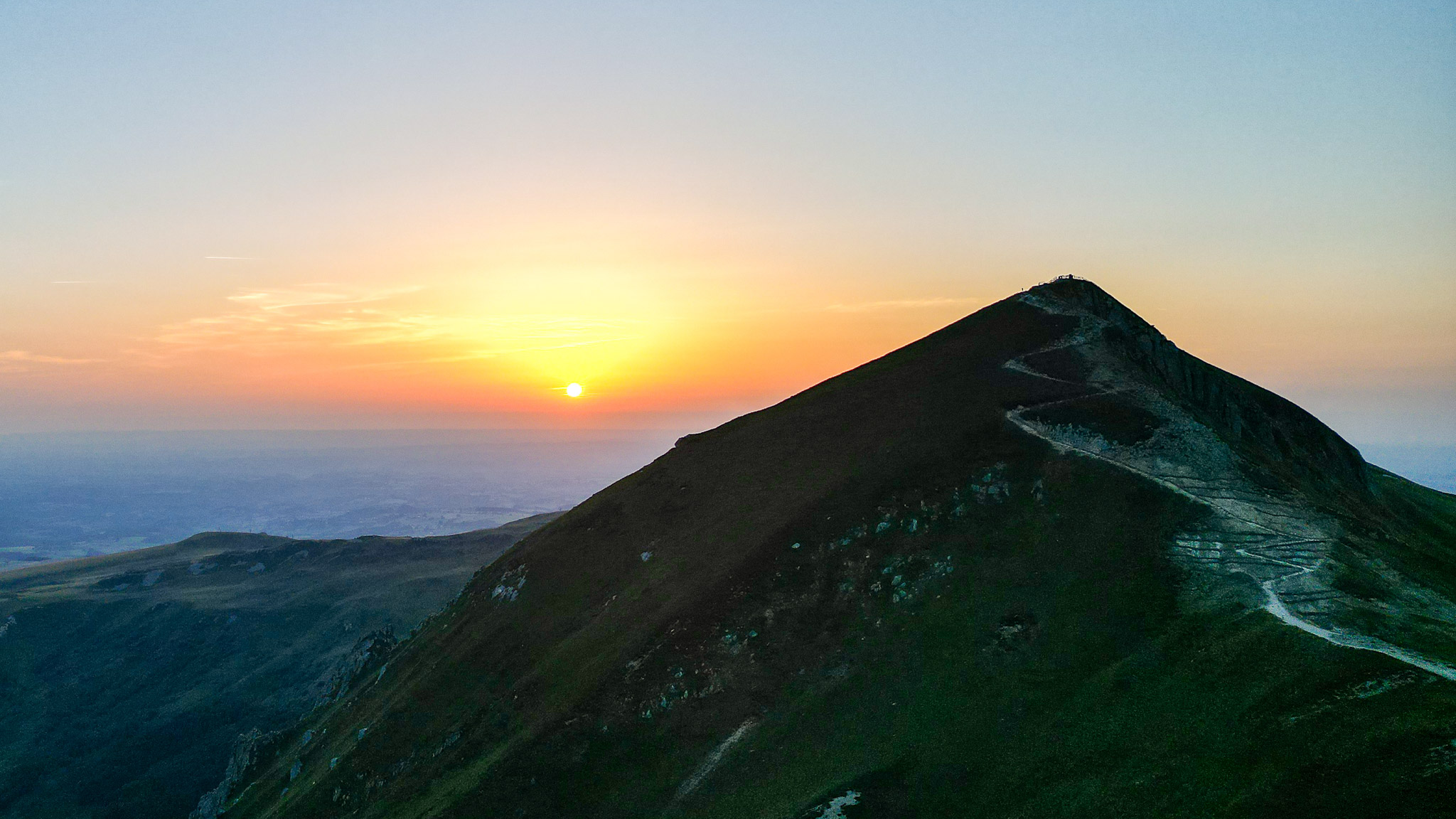 Coucher de soleil au Puy de Sancy