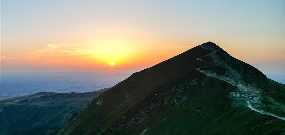 Coucher de soleil au Puy de Sancy