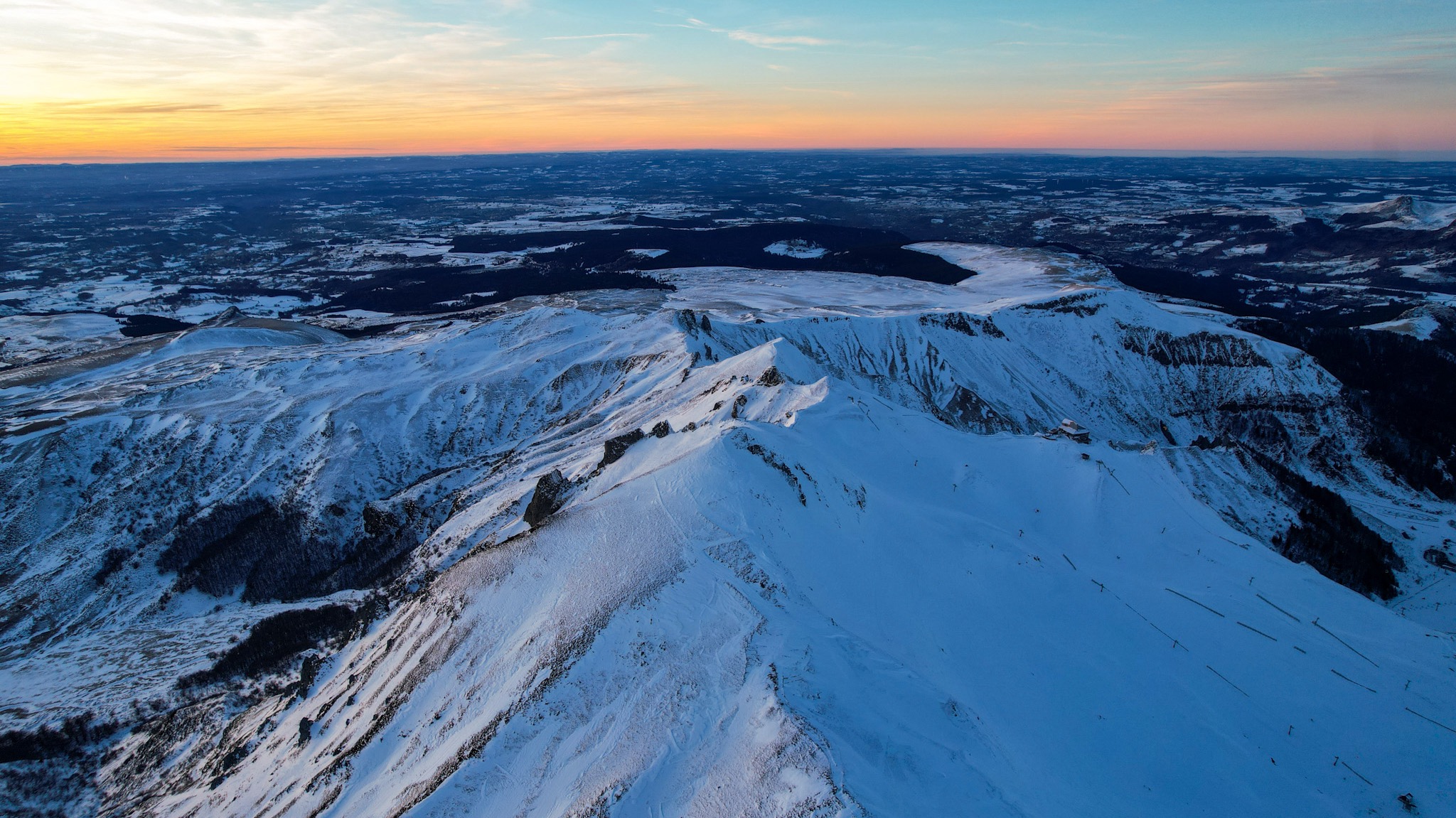 Le Puy de Sancy Sous son manteau de neige