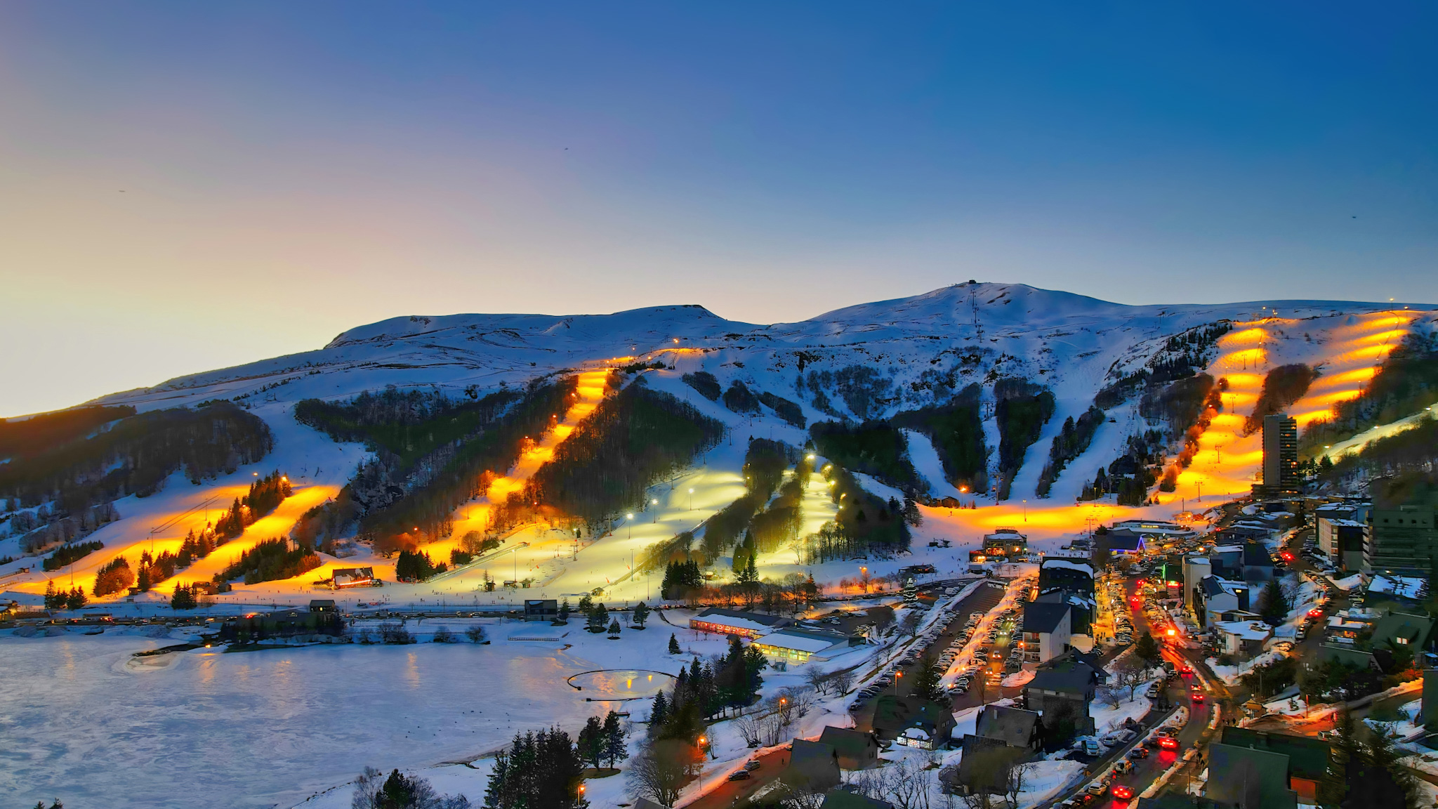 Ski Nocturne à Super Besse