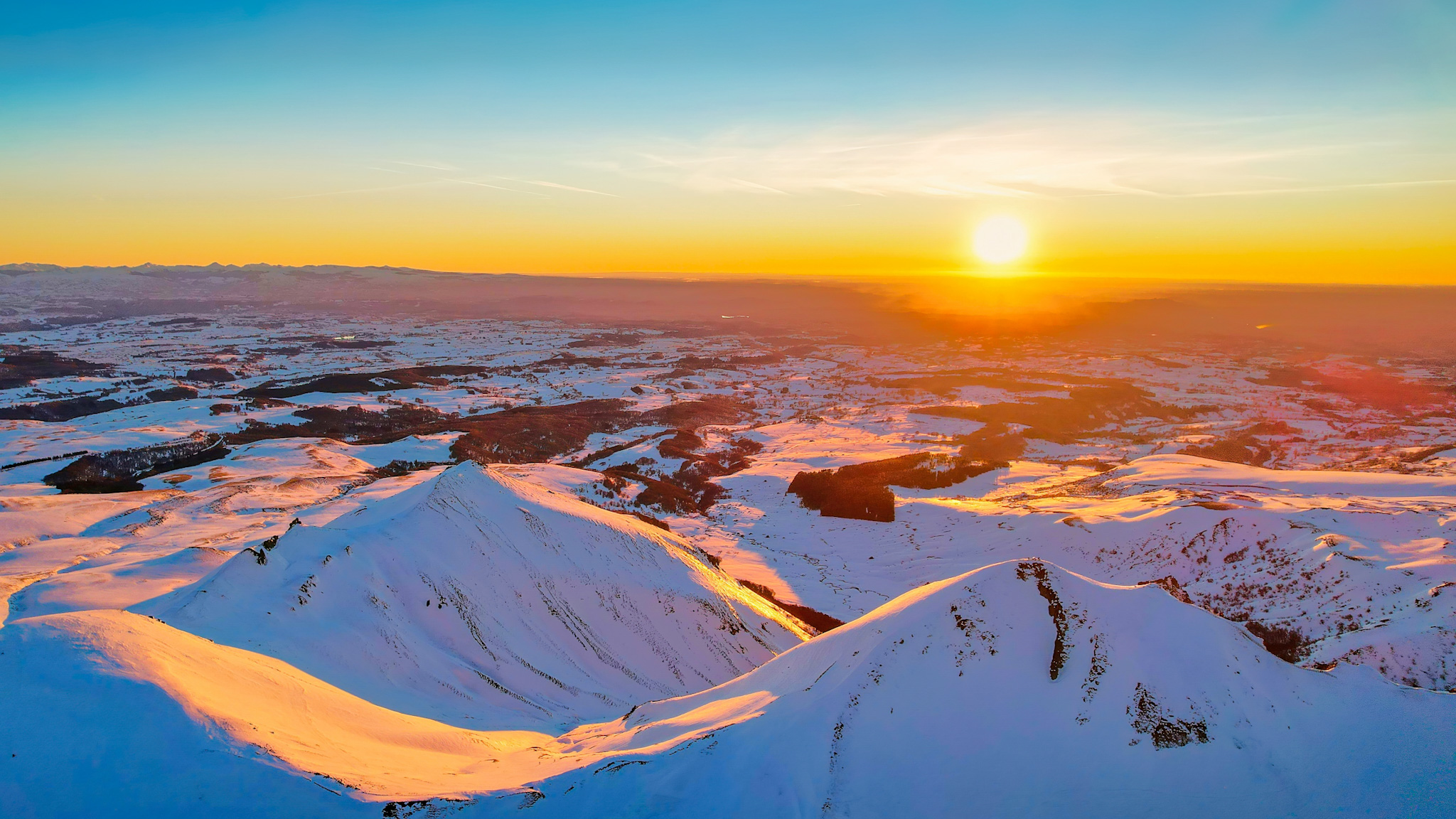 Coucher de Soleil au Puy de Sancy