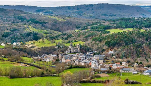 Saint Nectaire, village du Massid du Sancy