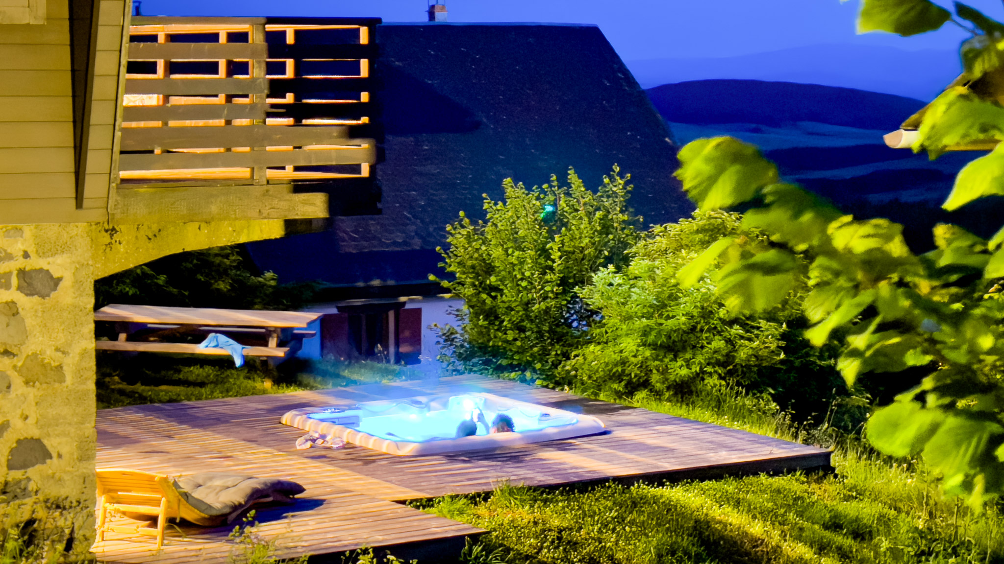 Chalet Cascade Super Besse et son spa privatif