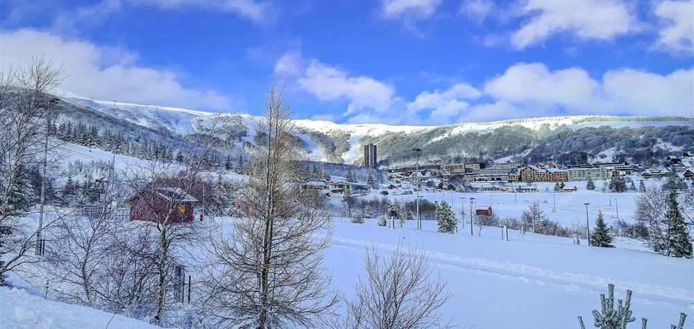 La Station de Ski de Super Besse enneigée