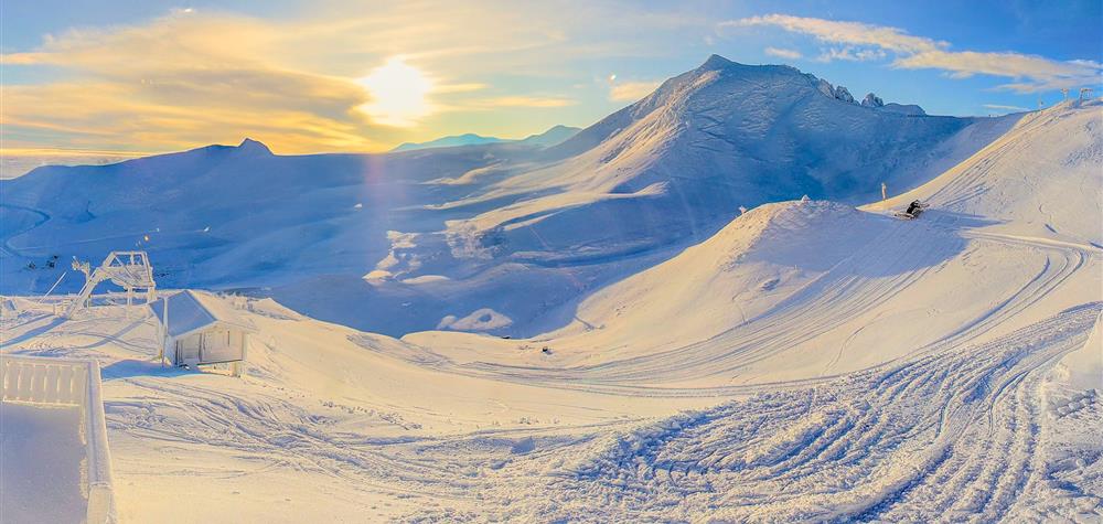 Puy de Sancy, lever de soleil au sommet