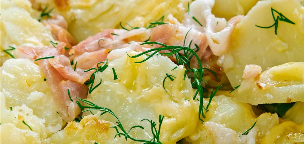 Truffade, pomme de terre et tome fraîche